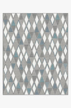 Load image into Gallery viewer, Pico Diamond Teal Rug
