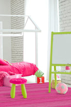 Load image into Gallery viewer, Solid Tonal Fuchsia Pink Rug