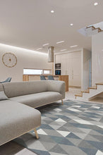 Load image into Gallery viewer, Tessera Teal Blue Rug