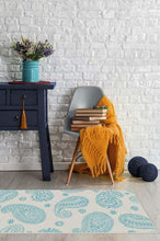 Load image into Gallery viewer, Araveli Teal Rug