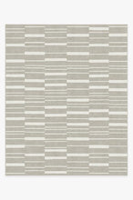 Load image into Gallery viewer, Broken Stripe Grey Rug