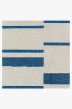Load image into Gallery viewer, Broken Stripe Indigo Rug