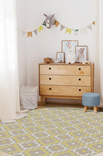 Load image into Gallery viewer, Chloe Trellis Yellow Rug