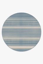 Load image into Gallery viewer, Coastal Linear Stripe Slate Rug