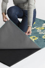 Load image into Gallery viewer, Floret Teal Blue Rug