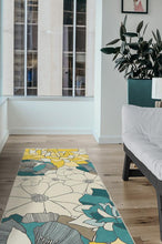 Load image into Gallery viewer, Imbali Turquoise Rug