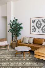 Load image into Gallery viewer, Linear Aztec Neutral Rug