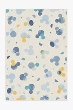 Load image into Gallery viewer, Mickey Polka Dots Slate Blue Rug