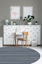 Load image into Gallery viewer, Multi Stripe Blue Rug