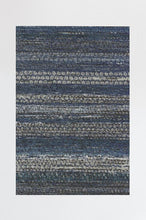 Load image into Gallery viewer, Multi Stripe Blue Rug