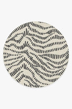 Load image into Gallery viewer, Naila Black Rug
