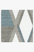 Load image into Gallery viewer, Pico Diamond Teal Rug