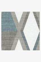 Load image into Gallery viewer, Pico Diamond Teal Rug