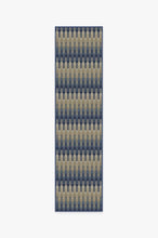 Load image into Gallery viewer, Retro Danish Blue Rug