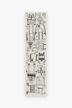 Load image into Gallery viewer, Robot Party Black & White Rug