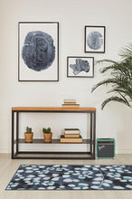 Load image into Gallery viewer, Rosette Blue Rug