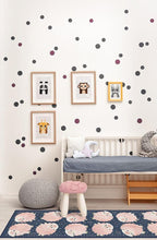 Load image into Gallery viewer, Sleepy Sheep Navy Pink Rug