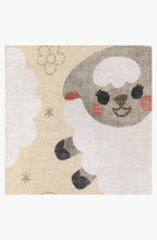 Load image into Gallery viewer, Sleepy Sheep Soft White Rug