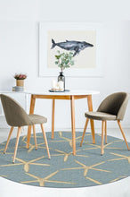 Load image into Gallery viewer, Starfish Pale Blue Rug