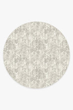 Load image into Gallery viewer, Watercolor Herringbone Cream Rug