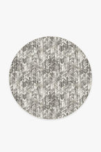 Load image into Gallery viewer, Watercolor Herringbone Grey Rug