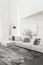 Load image into Gallery viewer, Cosmic Marble Grey Rug
