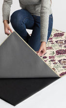 Load image into Gallery viewer, Floral Damask Mimi Purple Rug
