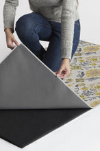 Load image into Gallery viewer, Floral Damask Mimi Yellow Rug
