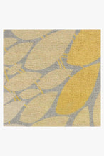 Load image into Gallery viewer, Floral Medallion Yellow Grey Rug
