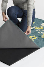 Load image into Gallery viewer, Floret Teal Blue Rug
