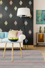 Load image into Gallery viewer, Multi Stripe Polychrome Rug

