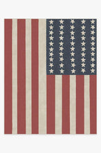 Load image into Gallery viewer, American Flag Red Rug
