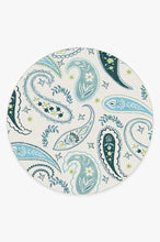 Load image into Gallery viewer, Boteh Blue Rug
