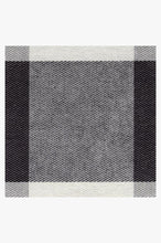 Load image into Gallery viewer, Buffalo Plaid Black &amp; White Rug

