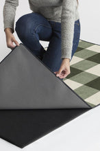 Load image into Gallery viewer, Buffalo Plaid Green &amp; White Rug
