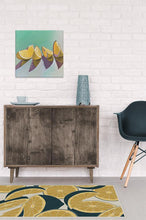 Load image into Gallery viewer, Citrus Teal Rug
