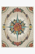 Load image into Gallery viewer, Compass Rose Rug
