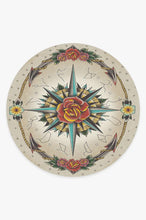 Load image into Gallery viewer, Compass Rose Rug
