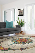 Load image into Gallery viewer, Compass Rose Rug
