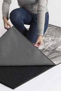 Cosmic Marble Grey Rug