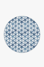 Load image into Gallery viewer, Diamond Shibori Indigo Rug
