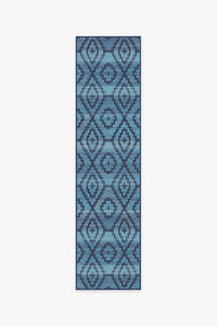 Diamond Trellis Ocean Rug
