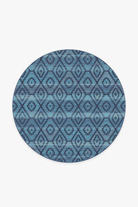Diamond Trellis Ocean Rug