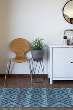 Load image into Gallery viewer, Diamond Trellis Ocean Rug
