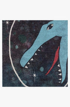 Load image into Gallery viewer, Dinosaurs in Space Rug
