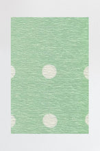 Load image into Gallery viewer, Dot Border Mint Rug
