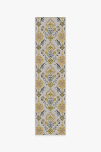 Floral Damask Mimi Yellow Rug