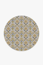 Load image into Gallery viewer, Floral Damask Mimi Yellow Rug
