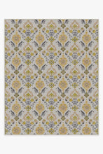 Load image into Gallery viewer, Floral Damask Mimi Yellow Rug
