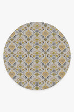 Load image into Gallery viewer, Floral Damask Mimi Yellow Rug
